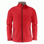 PRINTER TRIAL VESTE SOFTSHELL HOMMES ROUGE - TAILLE L