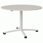 TABLE MALIBU Ø 120 T6 PC STRA ABS BLC SEL W911/BLC 9016