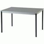 TABLE UNIVERSALIS RECTANGLE 140X70 PLT GRIS/7016 ANTHRACITE