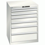 ARMOIRE BLANC GRIS 717X725X850 AVEC 7 TIR. 200KG - LISTA