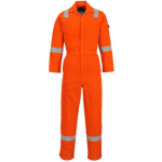 COMBINAISON FR LEGÈRE ANTISTATIQUE 280G COULEUR : TALL DE COULEUR ORANGE TAILLE M PORTWEST