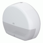 DISTRIBUTEUR PAPIER TOILETTE ROULEAU MINI/ MAXI-JUMBO TORK T1 PLASTIQUE BLANC