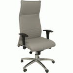 FAUTEUIL DE DIRECTION ALBACETE XL EN CUIR - GRIS