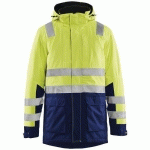 PARKA HAUTE-VISIBILITÉ JAUNE FLUORESCENT/MARINE TAILLE 4XL - BLAKLADER