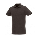 POLO MANCHES COURTES HOMME HELIOS CHARBON
