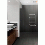 RADIATEUR SÈCHE-SERVIETTES ÉLECTRIQUE 100W VERTICAL BLANC NILA - FINIMETAL 3835109