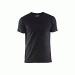 T-SHIRT STRETCH - PACK X2 NOIR S - BLAKLADER
