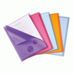 LOT DE 10 - PROTÈGE-DOCUMENTS ECO POLYPROPYLÈNE TRANSLUCIDE A4 40 POCHETTES - 80 VUES COULEURS ASSORTIES