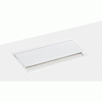 TOP ACCESS ECLA MÉTAL L 24 X P 10 CM FINITION BLANC