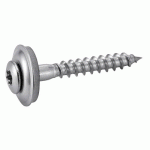 VIS À BOIS POUR TUILE - INOX A2 - TÊTE BOMBÉE - 4,5X120 - TORX ACTON