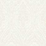 BRICOFLOR PAPIER PEINT BAROQUE TAPISSERIE BAROQUE PAPIER PEINT INTISSÉ BEIGE / CRÈME BLANC - 10,05 X 0,53 M