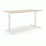 BUREAU RÉGLABLE STEELFORCE PRO 370 SLS 180CM - BLANC CHÊNE - ACTIFORCE