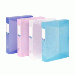LOT DE 8 - BOÎTE DE CLASSEMENT CLASS DOC - A4 - DOS 6 CM - POLYPROPYLÈNE PROPYSOFT VIQUEL - COLORIS ASSORTIS