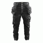 PANTALON DE TRAVAIL X1900 ARTISAN CORDURA® DENIM STRETCH TAILLE 38C - BLAKLADER