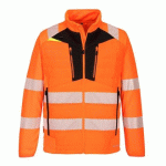 PORTWEST DX473 VESTE HYBRIDE HAUTE VISIBILITÉ DX4 ORANGE/NOIR - TAILLE XXL