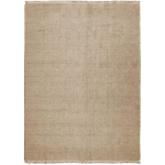 THEDECOFACTORY - ESSENCE - TAPIS EN JUTE ET COTON AVEC FRANGES NATURAL 160X230 - BEIGE