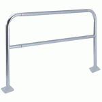 BARRIÈRE DE PROTECTION SUR PLATINE ZINGUÉ - 2M / 40 MM - MOTTEZ