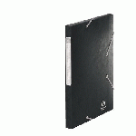 CHEMISE BOX CARTE CARTOBOX EXACOMPTA 24 X 32 CM DOS 2,5 CM NOIRE