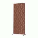 CLOISON DÉCO EN TISSU 100-200 HEXAGONE ROUILLE