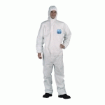 COMBINAISON JETABLE ULTIMA CONFORT CAT3 TYPES 5 & 6 BLANC T3 L - SEGETEX-EIF - CM93
