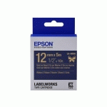 EPSON RUBAN SATIN POUR ÉTIQUETEUSE LK-4HKK OR/MARINE 12 MM (5 M)