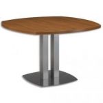 GAUTIER TABLE RONDE SLIVER NOYER  DIAMÈTRE 115 CM, HAUTEUR 75 CM