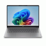 PC PORTABLE HP OMNIBOOK 3 AI 14-HZ0025NFX 14'' 2K COPILOT+ PC SNAPDRAGON AI X 16 GO RAM 512 GO SSD ARGENT MAT