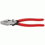 PINCE UNIVERSELLE LINESMAN'S 240MM - FONCTION SERTISSAGE - PVC - KNIPEX