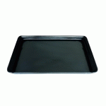 PLATEAU DE SERVICE EN POLYESTER - 66 X 48 CM, NOIR