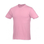 T-SHIRT HOMME MANCHES COURTES HEROS ROSE CLAIR