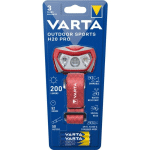 VARTA - LAMPE FRONTALE LED OUTDOOR SPORTS H20 PRO À PILE(S) 92 G 52 H ROUGE