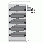 ARMOIRE SÉCURITÉ S-CLASSIC-90 S90.196.090.WDAS JAUNE