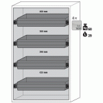 ARMOIRE SÉCURITÉ S-PHOENIX-90 S90.196.120.FDAS BLANC - ASECOS