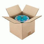 CAISSE AMÉRICAINE SIMPLE CANNELURE H 40 X L 40 X P 40 CM - LOT DE 25