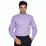 CHEMISE UNISEXE MANCHES LONGUES DUBLINO LILAS