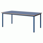 TABLE MALIBU 160X80 T4 4P STRA ALAISÉ BLEU U525/BLEU 5005