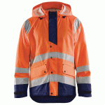 VESTE DE PLUIE HAUTE VISIBILITÉ NIVEAU 3 TAILLE 4XL - MANUTAN COLLECTIVITÉS