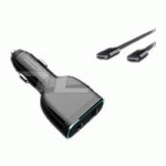 DLH CHARGEUR VOITURE ALLUME CIGARE USB-C 60W POUR ORDINATEUR PORTABLE