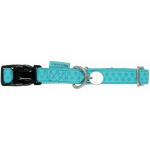 DOOGY GLAM - COLLIER RÉGLABLE MAC LEATHER TURQUOISE TAILLE : T3 - TURQUOISE