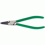 PINCE POUR CIRCLIPS INTÉRIEURS À BEC DROIT ET MANCHE ANTIDÉRAPANT 6543 - TAILLE J1 STAHLWILLE