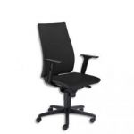 CHAISE DACTYLO INFINITA CAGLIARI NOIR 65X38X70 CM