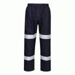 LOT DE 2 - PORTWEST F443 PANTALON DE PLUIE LÉGÈRE IONA PLIABLE MARINE FONCÉ - TAILLE XXXL - STANDARD