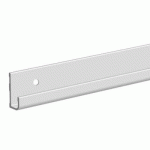 RAIL POUR CIMAISE ALUMINIUM H24 - 4000 MM - 80 KG DE CHARGE PAR MÈTRE BRICOZOR