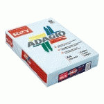 PAPIER A4 COULEURS PASTEL BLEU 80 G REY ADAGIO - RAMETTE DE 500 FEUILLES