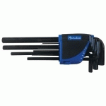 RATELIER DE 9 CLÉS MÂLES LONGUES 6 PANS - MANUTAN