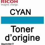 RICOH - MPC7501E/841409/841362/842076 - TONER - CYAN - PRODUIT D'ORIGINE - 21600 PAGES