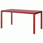 TABLE MALIBU 160X80 T6 SOUDÉ STRA ABS ROUGE U321/ROUGE 3020 - MANUTAN EXPERT