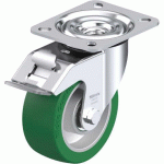 BLICKLE - ROULETTE PIVOTANTE À FREIN Ø 100MM BANDAGE POLYURÉTHANE PU 250KG - L-ALST 100K-FI