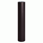 BORNE ANTI-BÉLIER Ø 22 CM COUVERCLE INOX ZINC NOIR 9005 - PROCITY