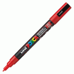 MARQUEUR POSCA PC3M POINTE MOYENNE 0,9 À 1,3 MM - ROUGE